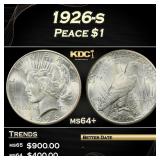 1926-s Peace Dollar $1 Grades ms64+
