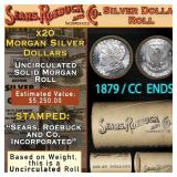 163- MARSHALL FIELDS 10 Coin Circ Peace $1 Roll Ra