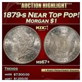 1879-s Morgan Dollar Near Top Pop! $1 ms67+ SEGS