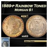 1899-p Morgan Dollar $1 Grades ms64