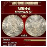 1894-s Morgan Dollar $1 ms62 USCG
