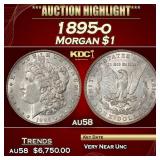 1895-o Morgan Dollar $1 au58 SEGS