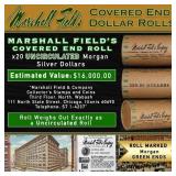 158- MARSHALL FIELDS RARE UNC Black Lvl 20 Coin Mo