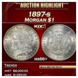 1897-s Morgan Dollar $1 ms66+ SEGS