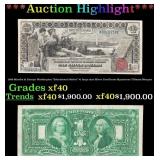 1896 $1 large size Silver Certificate Martha & Geo