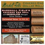 171- Rare Peace Circ MARSHALL FIELDS 10 $1 Roll Gr