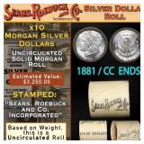 75- 10 UNC Morgan/Peace Silver Dollar Roll SEARS 1