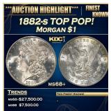 1882-s Morgan Dollar TOP POP! $1 ms68+ SEGS