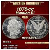 1878-cc Morgan Dollar $1 ms64 DMPL SEGS