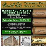 166- Rare Green Level MARSHALL FIELDS Unc Morgan $
