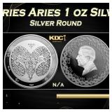 2024 Zodiac Series Aries 1 oz Silver Tokelau $5