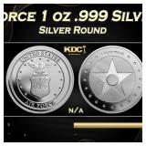 U.S. Air Force 1 oz .999 Silver Round