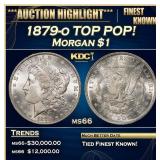 1879-o Morgan Dollar TOP POP! $1 ms66 SEGS
