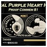 2022-w National Purple Heart Hall of Honor Proof M