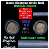 Buffalo Nickel Shotgun Roll in Old Bank Style 