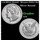1 oz Silver Round - Morgan Dollar Style