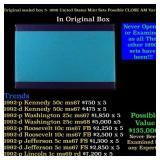 Original sealed box of 5x 1991 United States Mint