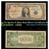 1935H Key To Series $1 Blue Seal Silver Certificat