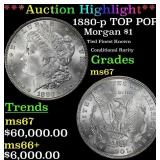 *Highlight* 1880-p Morgan Dollar TOP POP! $1 ms67