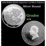 2024 Zodiac Series Aquarius 1 oz Silver Tokelau $5