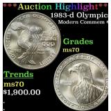 *Highlight* 1983-d Olympics Modern Commem Dollar $