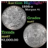 *Highlight* 1898-o Morgan Dollar $1 ms67 SEGS (fc)