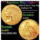 *Highlight* 1909-d Gold Indian Half Eagle Near Top
