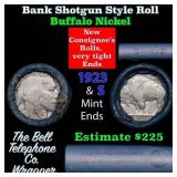 Buffalo Nickel Shotgun Roll in Old Bank Style 