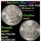*Highlight* 1898-p Morgan Dollar TOP POP! $1 ms67+