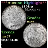 *Highlight* 1898-o Morgan Dollar $1 ms67 SEGS (fc)