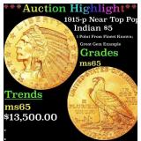 *Highlight* 1915-p Gold Indian Half Eagle Near Top