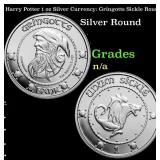 Harry Potter 1 oz Silver Currency: Gringotts Sickl