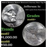 2005-d Western Waters Jefferson Nickel Westward Jo