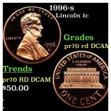 1996-s Proof Lincoln Cent 1c pr70 rd DCAM SEGS