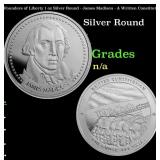 Founders of Liberty 1 oz Silver Round - James Madi
