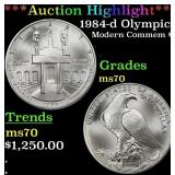 *Highlight* 1984-d Olympics Modern Commem Dollar $