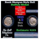 Buffalo Nickel Shotgun Roll in Old Bank Style 