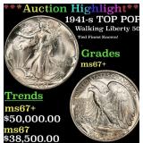 *Highlight* 1941-s Walking Liberty Half Dollar TOP