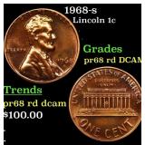 1968-s Proof Lincoln Cent 1c pr68 rd DCAM SEGS
