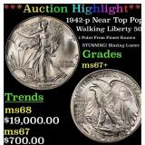 *Highlight* 1942-p Walking Liberty Half Dollar Nea