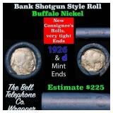 Buffalo Nickel Shotgun Roll in Old Bank Style 