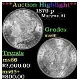 *Highlight* 1879-p Morgan Dollar $1 ms66 SEGS (fc)