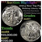 *Highlight* 1942-p Walking Liberty Half Dollar Nea