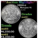 *Highlight* 1894-o Morgan Dollar $1 ms62+ USCG (fc