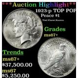 *Highlight* 1923-p Peace Dollar TOP POP! $1 Grades