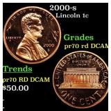 2000-s Proof Lincoln Cent 1c pr70 rd DCAM SEGS