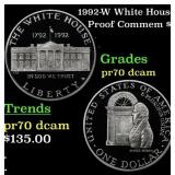 1992-W White House Proof Modern Commem Dollar $1 p