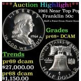 *Highlight* 1961 Proof Franklin Half Dollar Near T