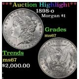 *Highlight* 1898-o Morgan Dollar $1 ms67 SEGS (fc)