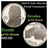 2005-P John Marshall Proof Modern Commem Dollar $1